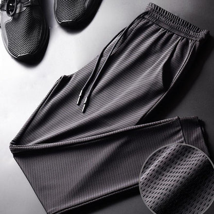 Zane® | Men Ice Silk Fitness Elastic Yoga Pants