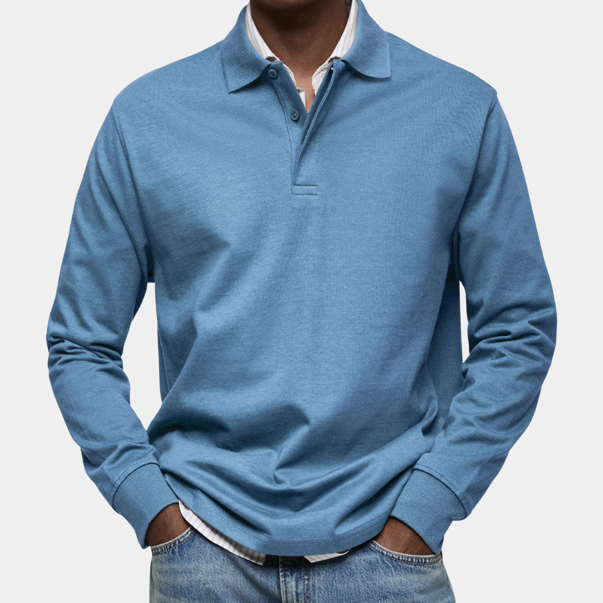 Ernesto® | Casual Long Sleeve Polo