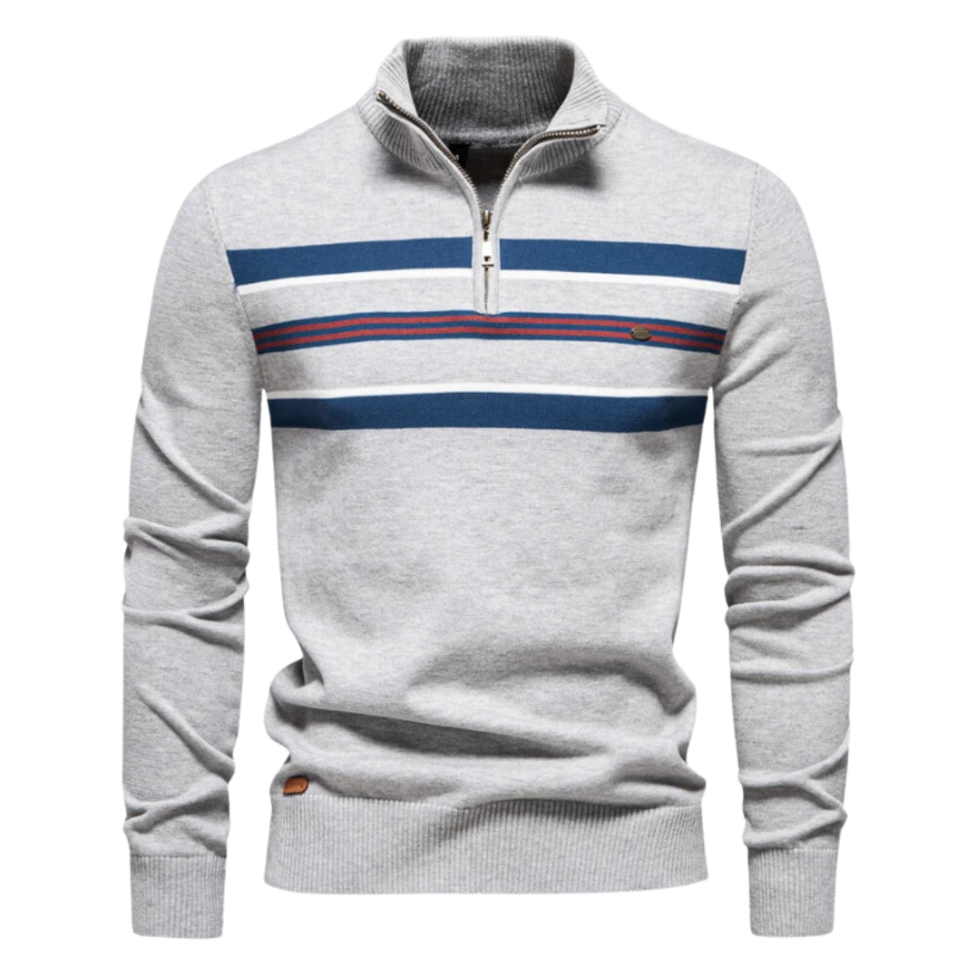 Erasto® | Striped Sweater