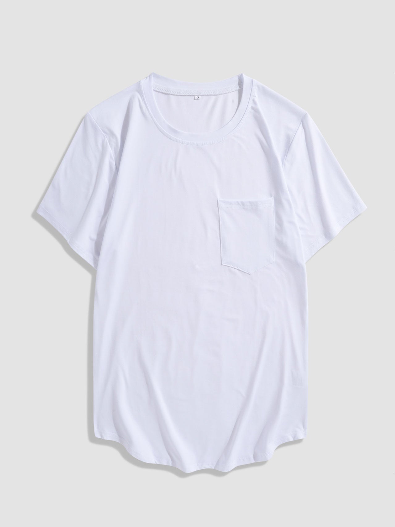 Adalbald® | Solid Color Basic T-Shirts With Pocket
