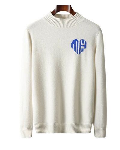 Isaac | Bora Bora Cashmere Heart Sweater