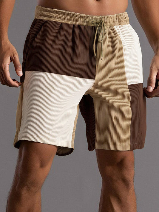 Fernando® | Colorblock Corduroy Shorts