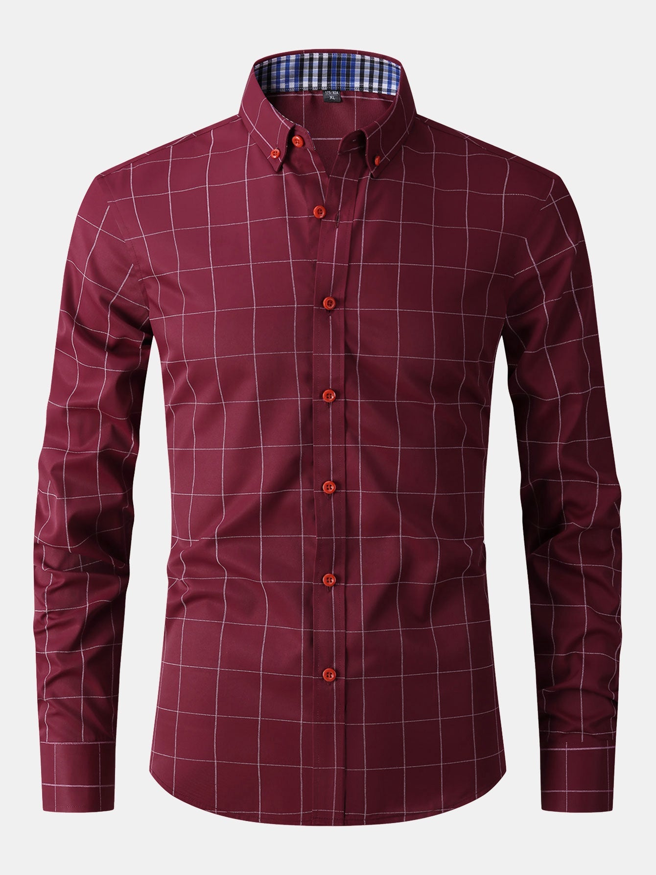 Franco® | Long Sleeve Plaid Button Up Shirt