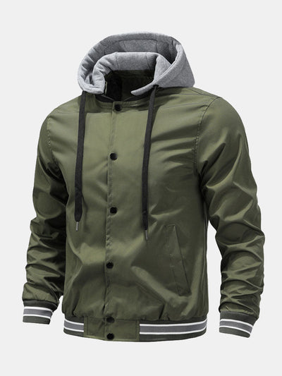 Camilo | Detachable Hooded Bomber Jacket