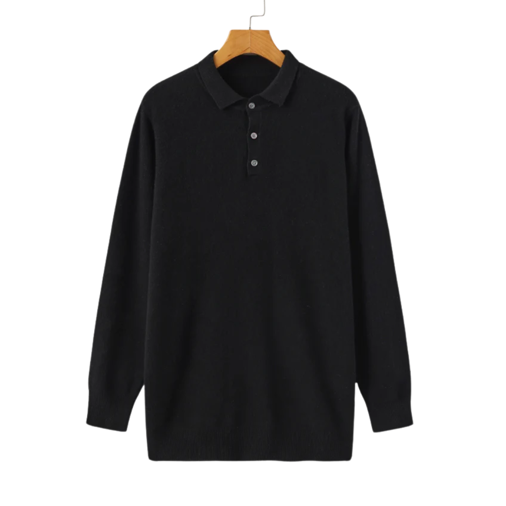 Aaron | 100% Cashmere Polo Shirt