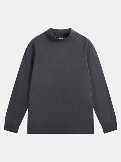 Adelelmo® | 3 Pieces Basic Long Sleeve Mock Neck T-Shirt