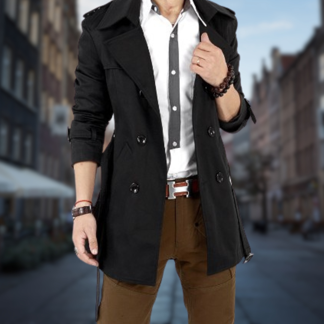 Crisanto® | Elegant Autumn Overcoat for Men