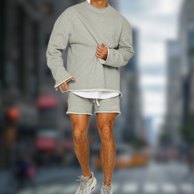 Lin® | Sweatshirt And Shorts Set