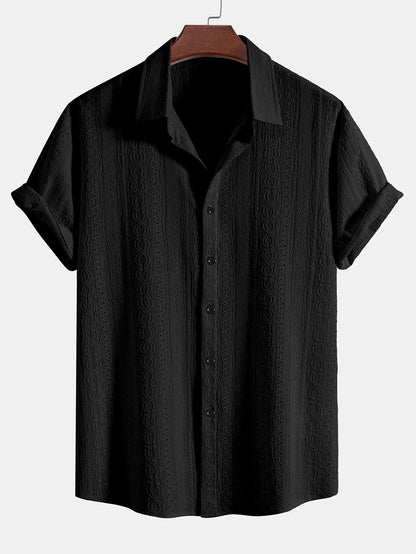Arcadio® | Textured Button Up Shirt