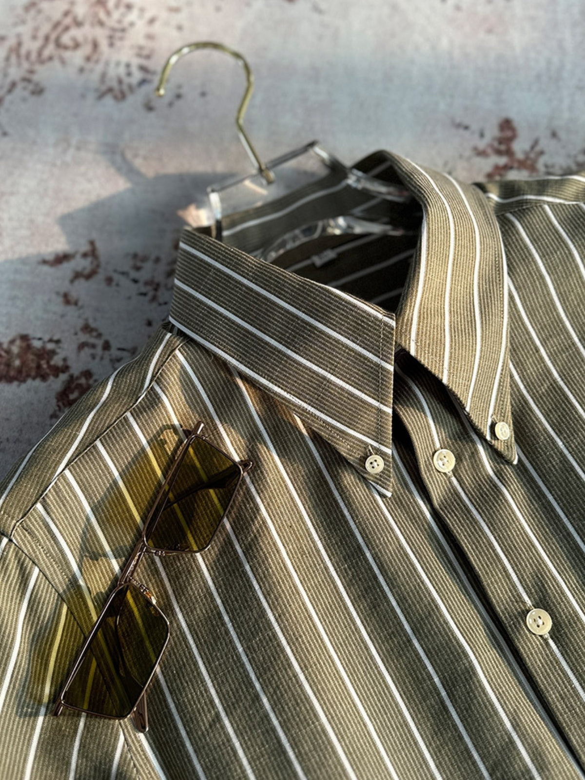 Bhoj® | MV Retro Italian Striped Slim Shirt