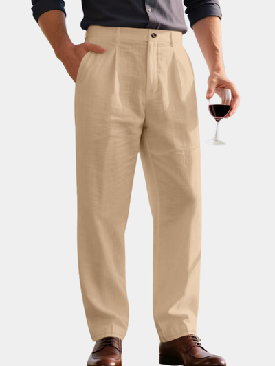 Julian | Wide-leg linen pants