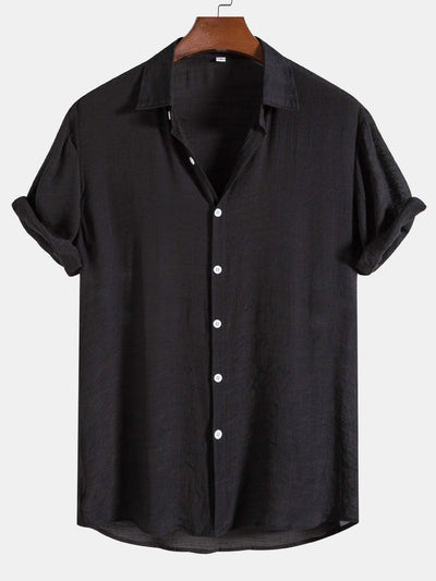 Athelstan® | Light Wrinkled Fabric Button Up Shirt