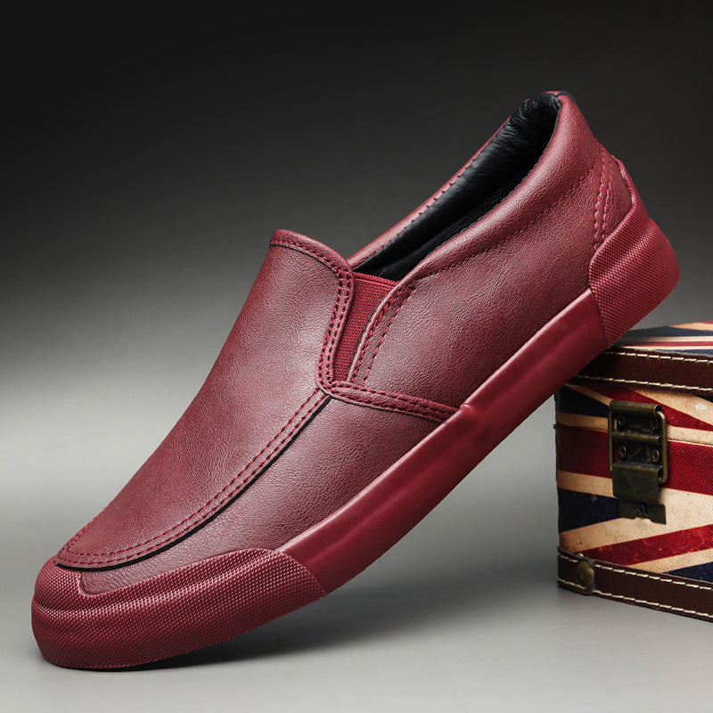 Emmet® | Leather Slip-On Sneakers
