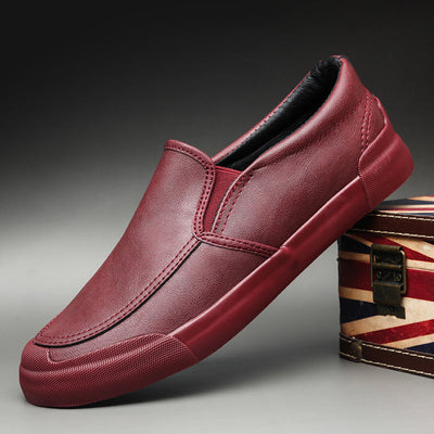 Emmet® | Leather Slip-On Sneakers