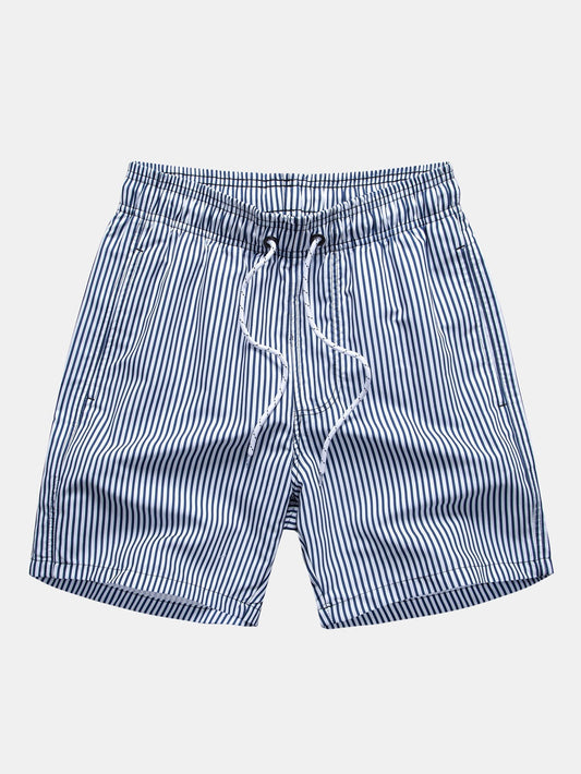 Fortunato® | Stripe Print Swim Shorts