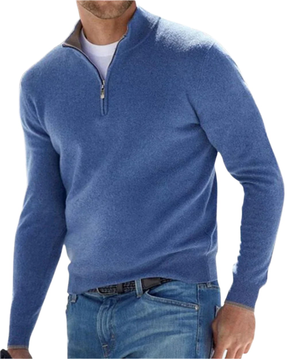 Benjamin | Elegant Zip Sweater