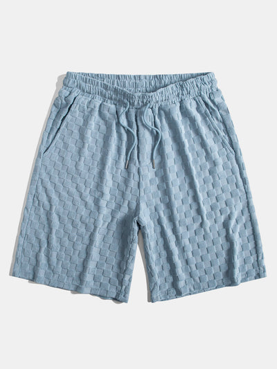 Jerome® | Checkerboard Terry Shirt & Shorts