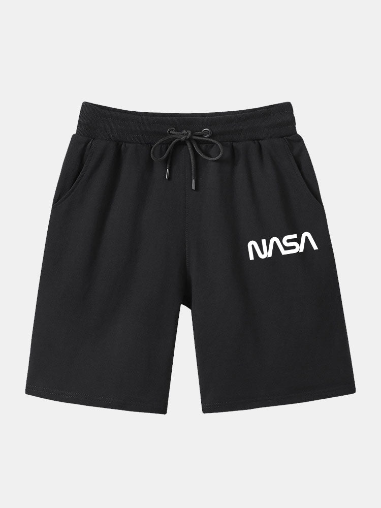 Averit® | Nasa Print Mid Length Shorts