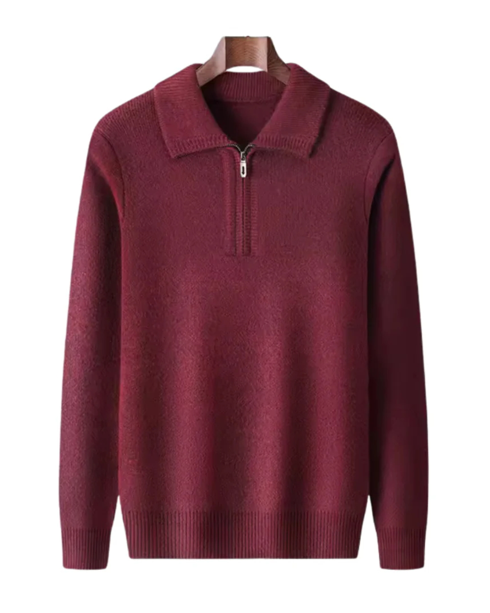 Remi | Gstaad Cashmere Quarter Zip Sweater