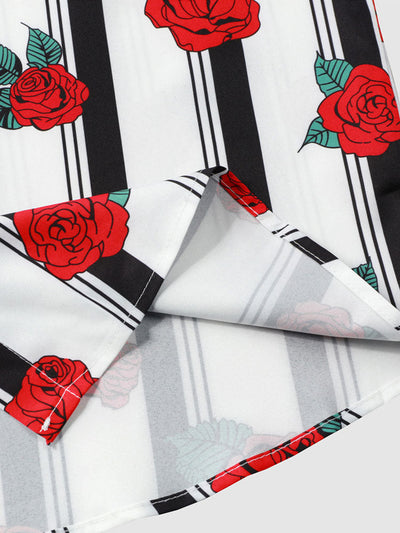 Argall® | Rose Striped Print Shirt