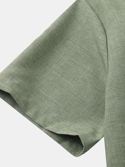 Arly® | Man Stand Collar Shirt Whit Pocket