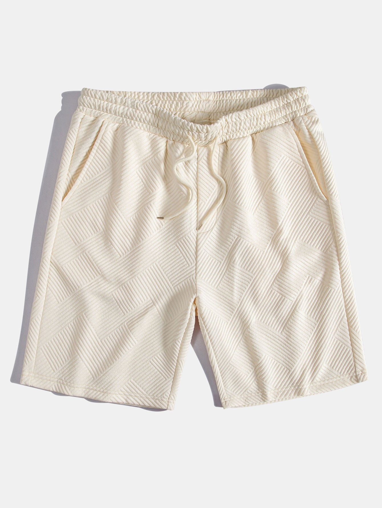 Eleuterio® | Stripe Jacquard Button Up Shirt & Shorts