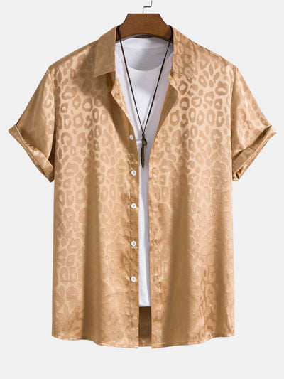 Aslak® | Satin Leopard Shirt