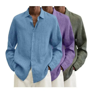 Delano® | Men'S Regular Fit Linen Shirt
