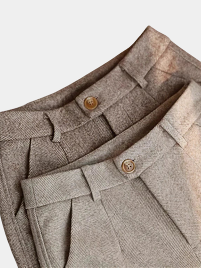 Hello, Tailor-made elegant pure wool trousers