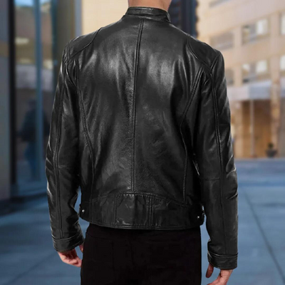 Isis | Retro style leather jacket for men