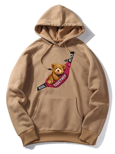 Mica | Shoulder Bag Bear Print Hoodie