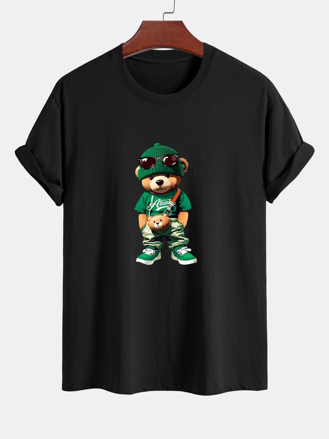 Cándido® | Trendy Bear Print Cotton T-Shirt