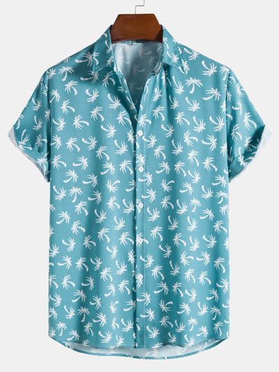 Areto® | Coconut Tree Print Shirt