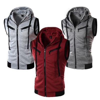 Julien® | Sleeveless Hooded Vest For Men