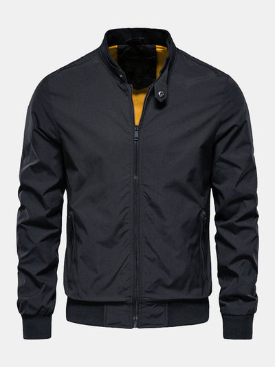 Erick® | Stand Collar Zip Up Jacket