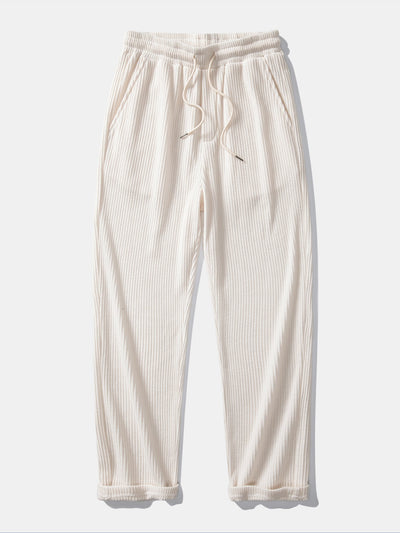 Isidoro® | Drawstring Knitted Waffle Pants
