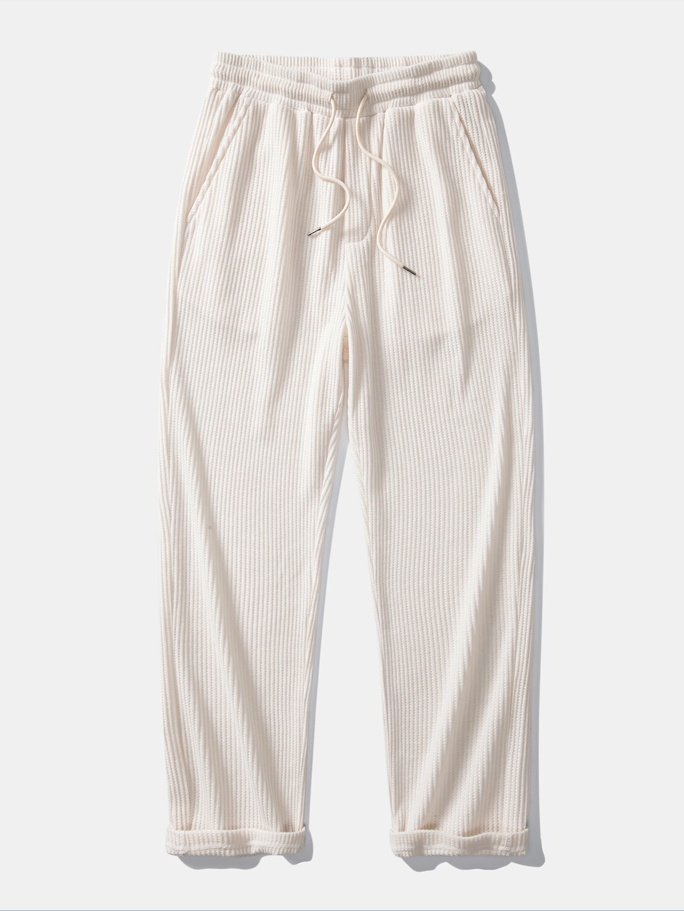 Isaac® | Waffle Button Up Shirt & Drawstring Knitted Waffle Pants