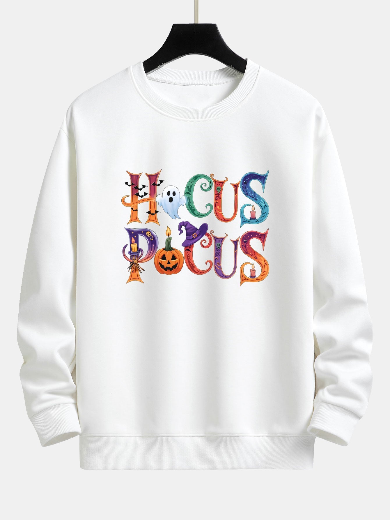 Bautista® | Halloween Hocus Pocus Print Relax Fit Sweatshirt