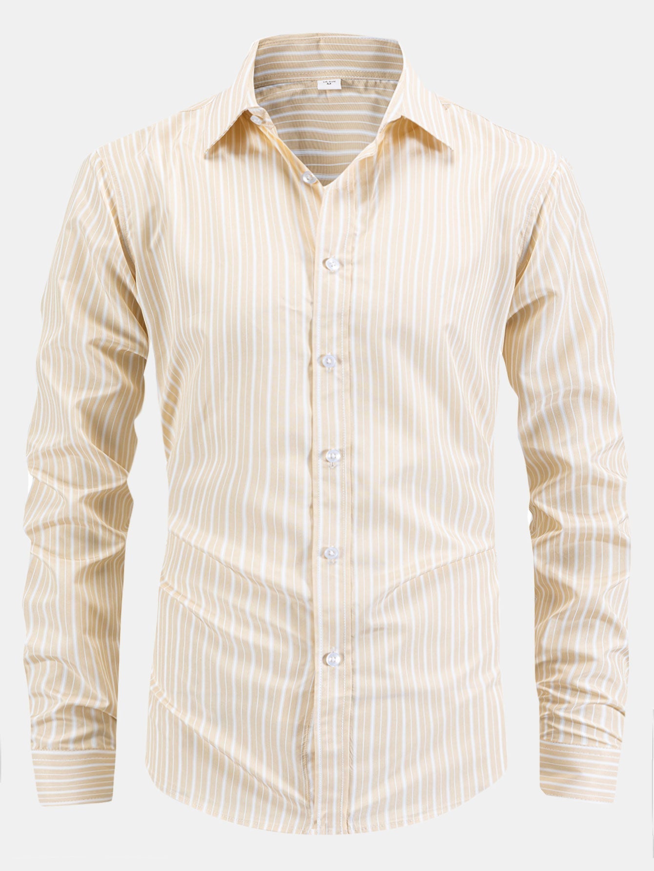 Ladislao® | Long Sleeve Stripe Button Up Shirt