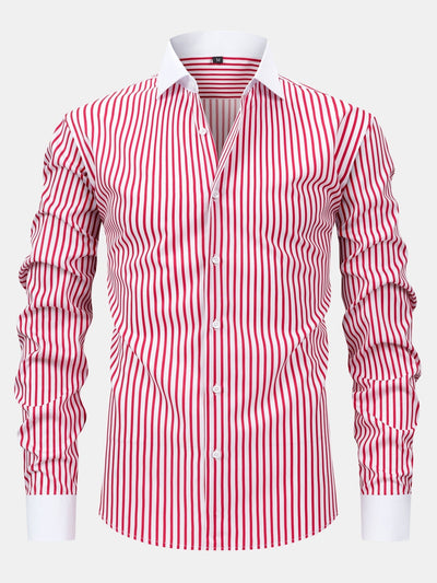 hola WINCHESTER STRIPED SHIRT & SLIM FIT TROUSERS