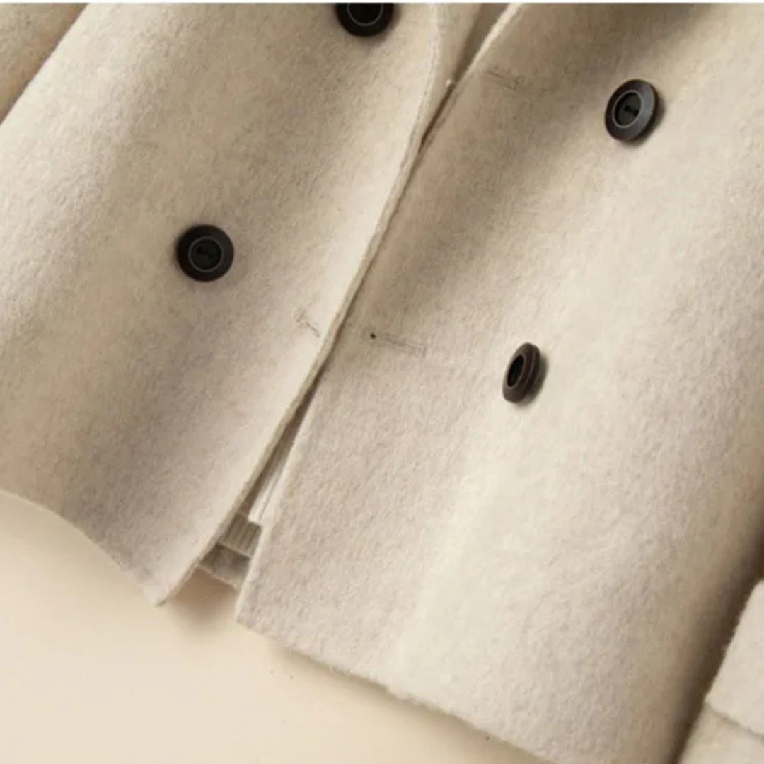 Elkin | Classic double-breasted wool jacket for women