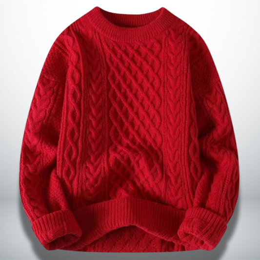 Atanasio® | Elegant Men's Crew Neck Sweater