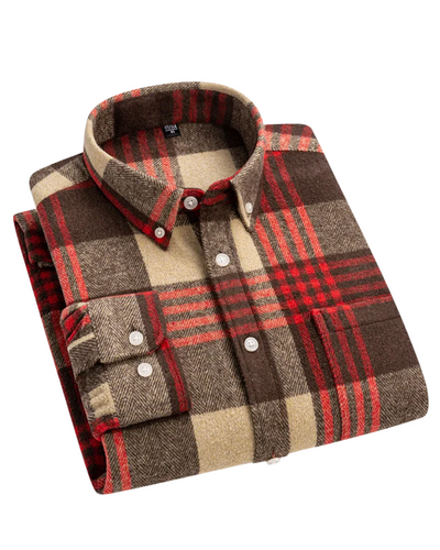 Gilmore | Cotton plaid shirt