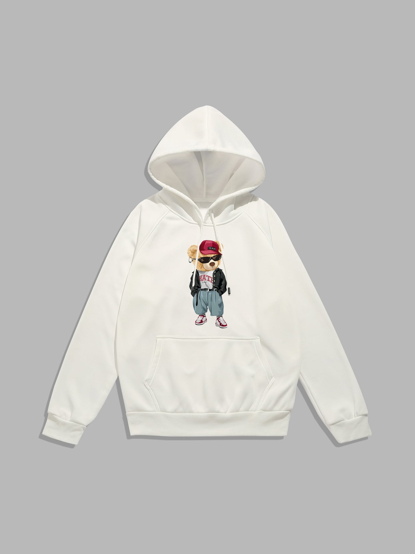 Orion | Hip Hop Style Bear Print Hoodie