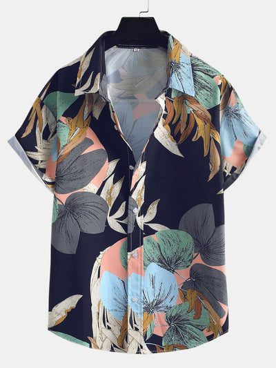 Anwil® | Tropical Print Button Up Shirt