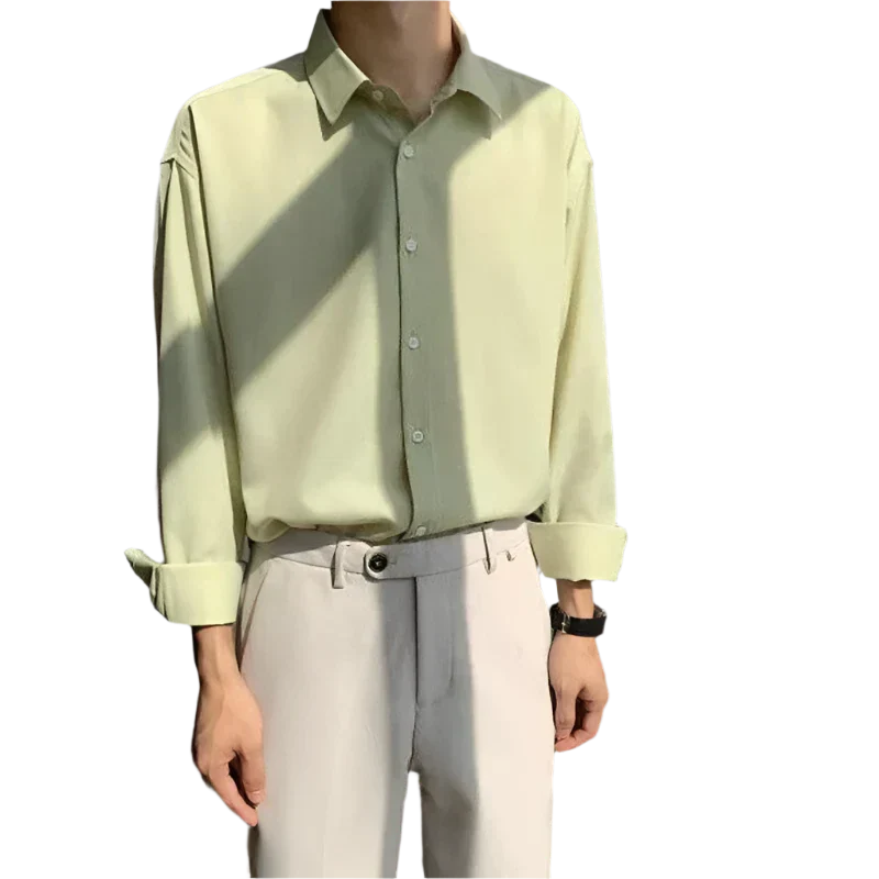 Percy | Palms Springs Shirt - Light Green