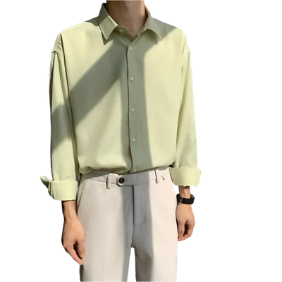 Percy | Palms Springs Shirt - Light Green