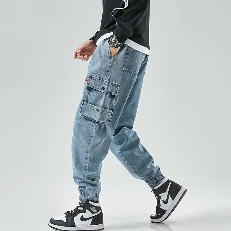 Norberto® | Denim Cargo Joggers
