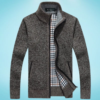Jorge® | Faux Fleece Zip Up Sweater