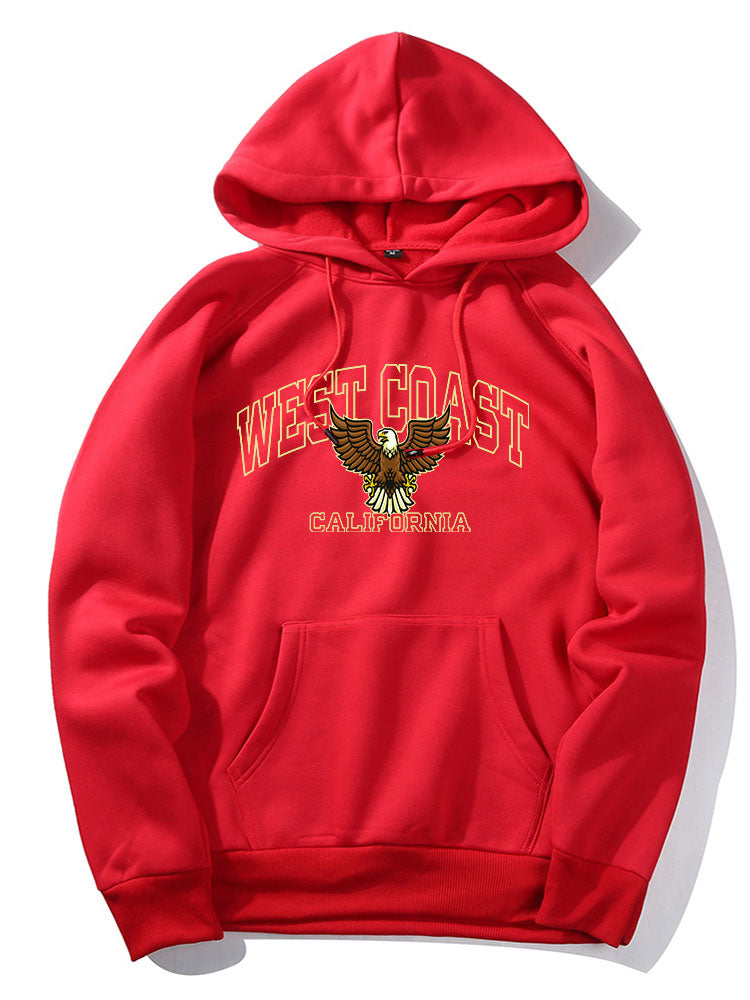 Jacob | West Coast Eagle Print Hoodie